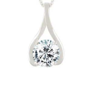 12.25 Ratti 11.00 Carat Natural White Zircon Pendant/Locket American Diamond Sto - Picture 1 of 5