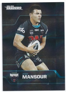 2013 NRL Traders Base Card 113 Josh MANSOUR Penrith Panthers