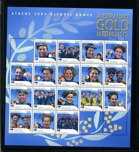AUSTRALIA MNH Athens 2004 Olympic Games Gold Medalists Sht 17 BD719 - Picture 1 of 1