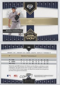 2005 Donruss Champions Gold Impressions /50 Dennis Tankersley #95