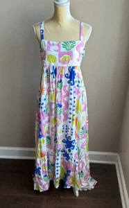 Paper Heart Womens Summer Maxi Dress Sz XS Floral Colorful New - Picture 1 of 5
