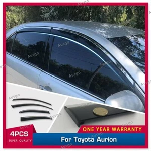 AUSGO Stainless Steel Weather Shields for Toyota Aurion 2006-2011 Weathershields - Picture 1 of 9