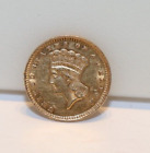 1885 US $1 Type 3 Gold Piece AU (Cleaned) Better Date