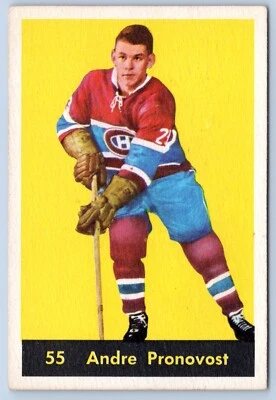 ANDRE PRONOVOST 1960-61 PARKHURST 60-61 #55 EX/EX+         71098 - Image 1 of 2