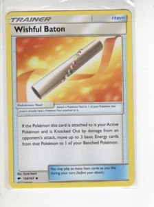 WISHFUL BATON TRAINER BURNING SHADOWS POKEMON CARD 128/147 LP - Picture 1 of 1