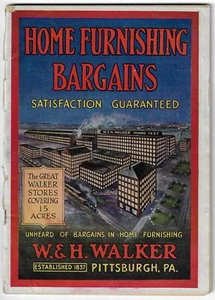 1918 W. & H. WALKER Pittsburgh PA Home Furniture Catalog Mission Style - Picture 1 of 6