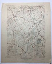 Antique Original 1939 USGS Topographic Map Billerica (Mass.) Quadrangle