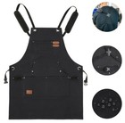 WHITEDUCK Men Apron 24oz Waxed Canvas Work Apron Scratch, Stain