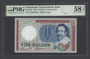Niederlande 10 Gulden, 1953 P85 ca. Stempelglanz - Bild 1 von 2