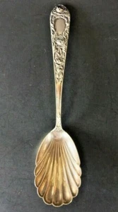 CUCHARA DE AZÚCAR "ROSA" PLATA ESTERLINA 925 KIRK & SON  - Imagen 1 de 6