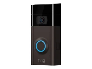 Ring Video Doorbell 2 lama intelligente per porta - nero/bronzo - Foto 1 di 1