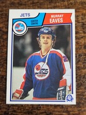 1983-84 O-PEE-CHEE NHL HOCKEY #384 MURRAY EAVES RC ROOKIE WINNIPEG JETS