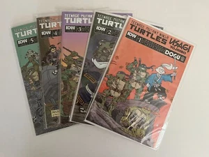 Usagi Yojimbo and TMNT - Wherewhen (IDW, 2023) 5-issue series; Cover A; NM - Picture 1 of 11