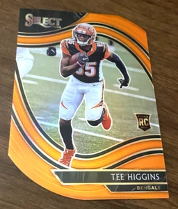 2020 Select TEE HIGGINS "Orange" Prizm Die Cut Rookie RC SP - CINCINNATI BENGALS - Picture 1 of 2