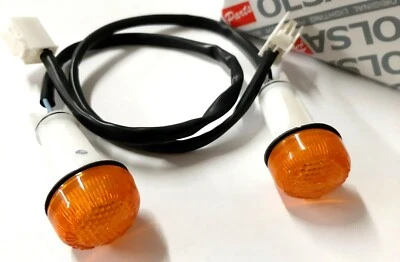 FANALI LATERALI PER FIAT UNO RESTYLING AUTOBIANCHI Y10 OLSA PAIO COMPLETI 1990-  - Immagine 1 di 4