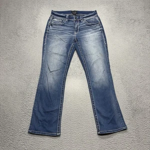Buckle schwarz Herren Fit No 3 Jeans 33 Boot Cut Bein Medium Wash Denim Hose 33x32 - Bild 1 von 7