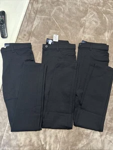 Children’s Place Big Girl Stretch Black Pants Size 14 3 Pc. Lot Brand New/Tags - Picture 1 of 2