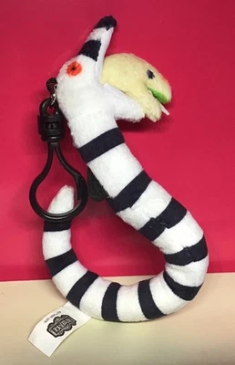 Clip de felpa Just Play Beetlejuice Beetlejuice película 8" gusano de arena Foto 1 de 4