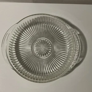 "Plato para hornear McKee Brothers vintage redondo Starburst 12"" X 10"" X 2""" - Imagen 1 de 9