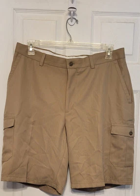 Island Republic Tan Color Men's Cargo Dress Shorts Size 36 - Image 1 of 4