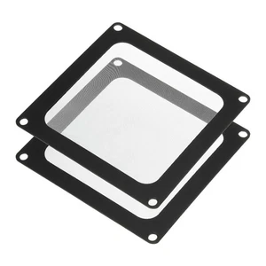2PCS PC Filtre à Poussière 90x90mm Cadre Magnétique Ordinateur Refroidisseur Maille Antipoussière - Photo 1/4