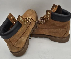 Timberland Weizen Nubuk Leder Arbeitsstiefel Schuhe Arbeitsschuhe 9M - Bild 1 von 9