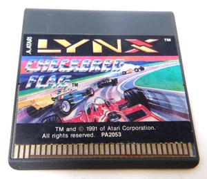 Checkered Flag (Lynx, 1991) Atari - Cartridge Only - Picture 1 of 2