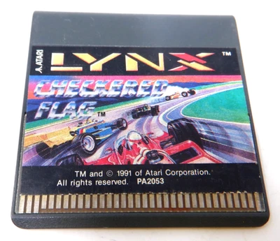 Checkered Flag (Lynx, 1991) Atari - Cartridge Only - Image 1 of 2