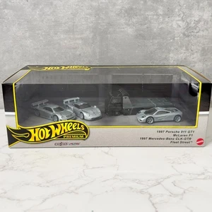 Hot Wheels Le Mans 90's Mercedes Porsche Mclaren Premium Collectors Display Set - Picture 1 of 4