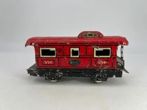 Marx #556 O Gauge New York Central Lines Tin Caboose Poor Condition - Picture 1 of 6