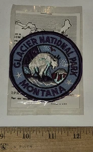 Glacier National Park embroidered patch Montana billy goat SEALED Trailblazer - Picture 1 of 3
