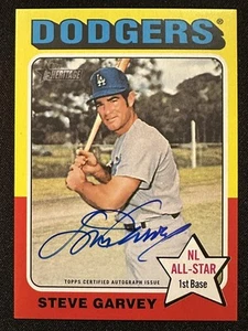 2024 Topps Heritage High Number Steve Garvey Real One Auto #ROA-SG Dodgers - Picture 1 of 2