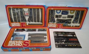 Märklin H0 Set S + Erweiterung T3 + E Schienen 1979 unbespielt in OVP Eisenbahn - Bild 1 von 12
