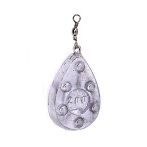 3 - 10 Stück Noppenblei Angelblei Grundblei mit Wirbel – 150 g | 200 g | 250 g - Bild 1 von 2