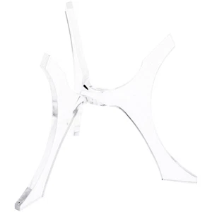 Elevador Plymor acrílico transparente de 3 patas Tri-Pod sostiene esfera 2,75" H x 2,5" W x 2,5" D - Imagen 1 de 2