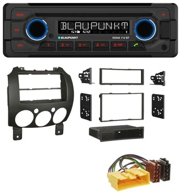 Blaupunkt AUX MP3 CD Bluetooth USB Autoradio für Mazda 2 (ab 2007) - Bild 1 von 4
