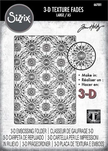 Sizzix 3D Texture Fades A5 Embossing Folder By Tim Holtz-Kaleidoscope - Picture 1 of 1