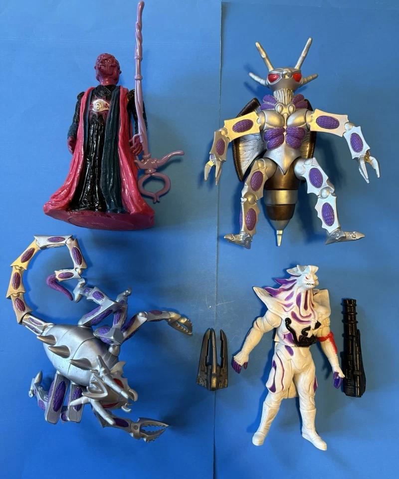 Calcifire, Ivan Ooze, Scorpitan, Hornitor Evil Space Aliens Power Rangers 1995 EXCELENTE Foto 1 de 4