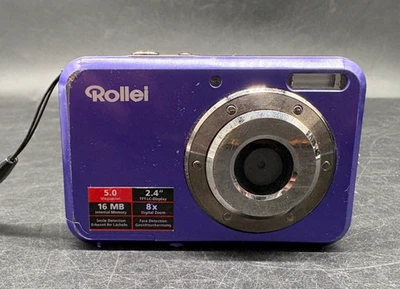 Digitalkamera  Rollei Compactline 52  Blau 5 MP 8x Zoom 2,4 LCD Bildschirm - Bild 1 von 4