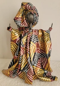 VINTAGE 1999 DORIS MCGILLAN ETHNISCHE AFRIKANISCHE PUPPE - Bild 1 von 5
