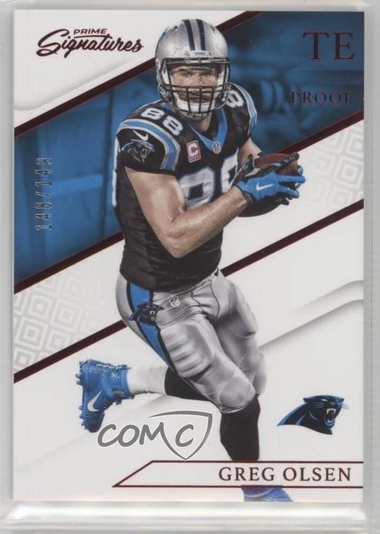 2016 Panini Prime Signatures Prime Proof Red /149 Greg Olsen #12 - Image 1 of 2