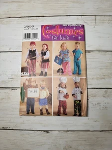 Simplicity Sewing Pattern 3650 Kids Costumes Size A (child size 3-8) - Picture 1 of 4