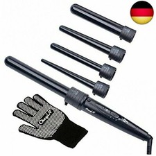 CkeyiN Multifunktions Austauschbare Lockenwickler Kit Lockenstab Keramik