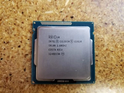 Intel Celeron G1610 SR10K CPU Processor 2.6GHz LGA1155  2-Core Ivy Bridge 55W - Image 1 of 2