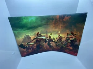 Warhammer Age of Sigmar Warcry Art Poster Store Advertisement 16.5" x 11.75" - Picture 1 of 3