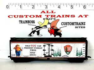 HO SCALE CUSTOM LETTERED SMOKEY BEAR NAT PARK SERVICE REEFER 🐻🐻🐻🐻 - Picture 1 of 11