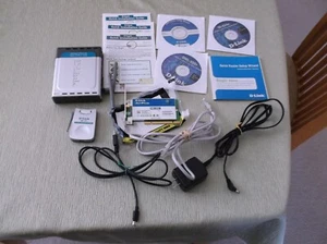 D-Link DI-614+ 2.4GHZ Wireless Router, DWL-120+ Adaptor, DEL-520+ PCI Bundle - Photo 1/7