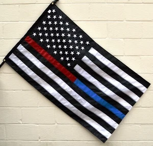 Bandera de EE. UU. Fábrica 3'x5' Bandera Americana Doble Línea (Estrellas Bordadas, Rayas Cosidas) - Imagen 1 de 4