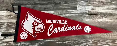 Louisville Cardinals NCAA National Championship Basketball Pennant Cover