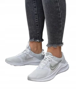 Nike Downshifter 11 Weiß Grau Damen Sneaker Schuhe Größe UK 9,5 - Bild 1 von 17